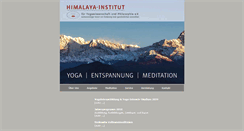 Desktop Screenshot of himalaya-institut.de