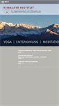 Mobile Screenshot of himalaya-institut.de