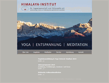 Tablet Screenshot of himalaya-institut.de